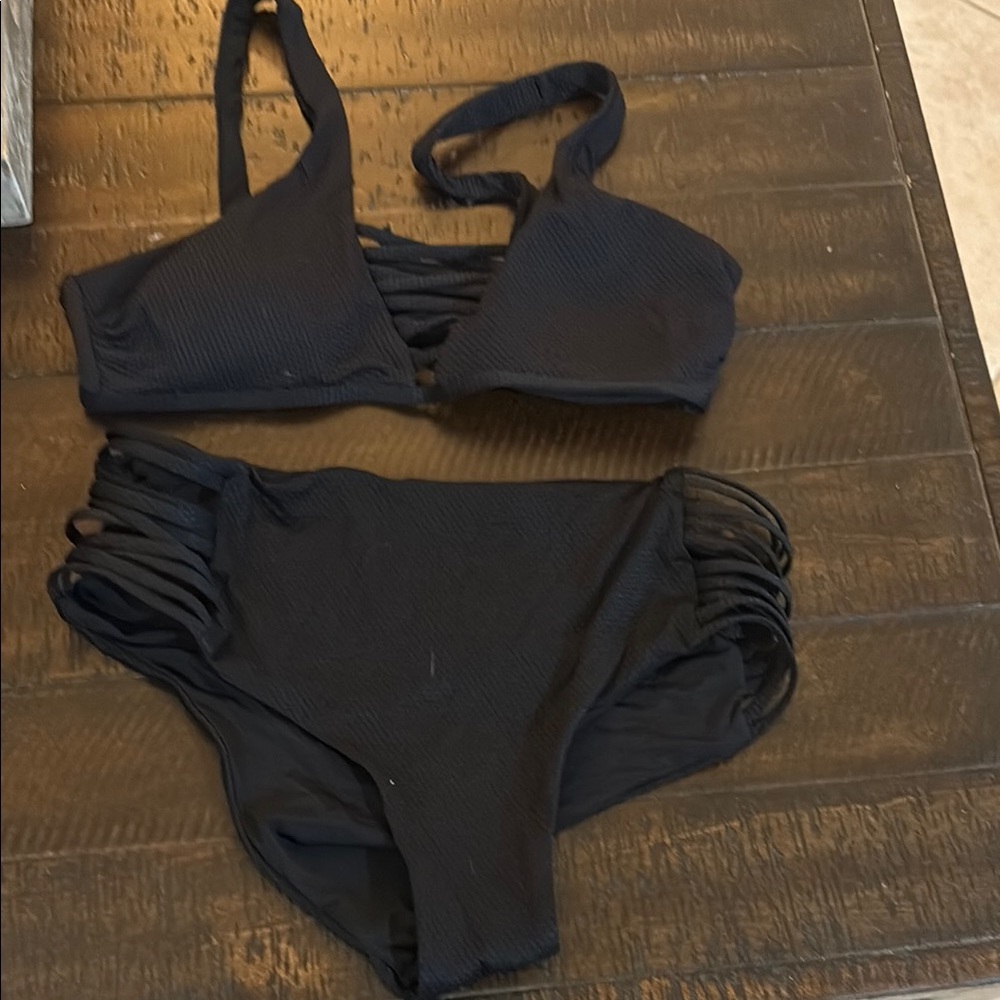 Black Women's Swimwear Set